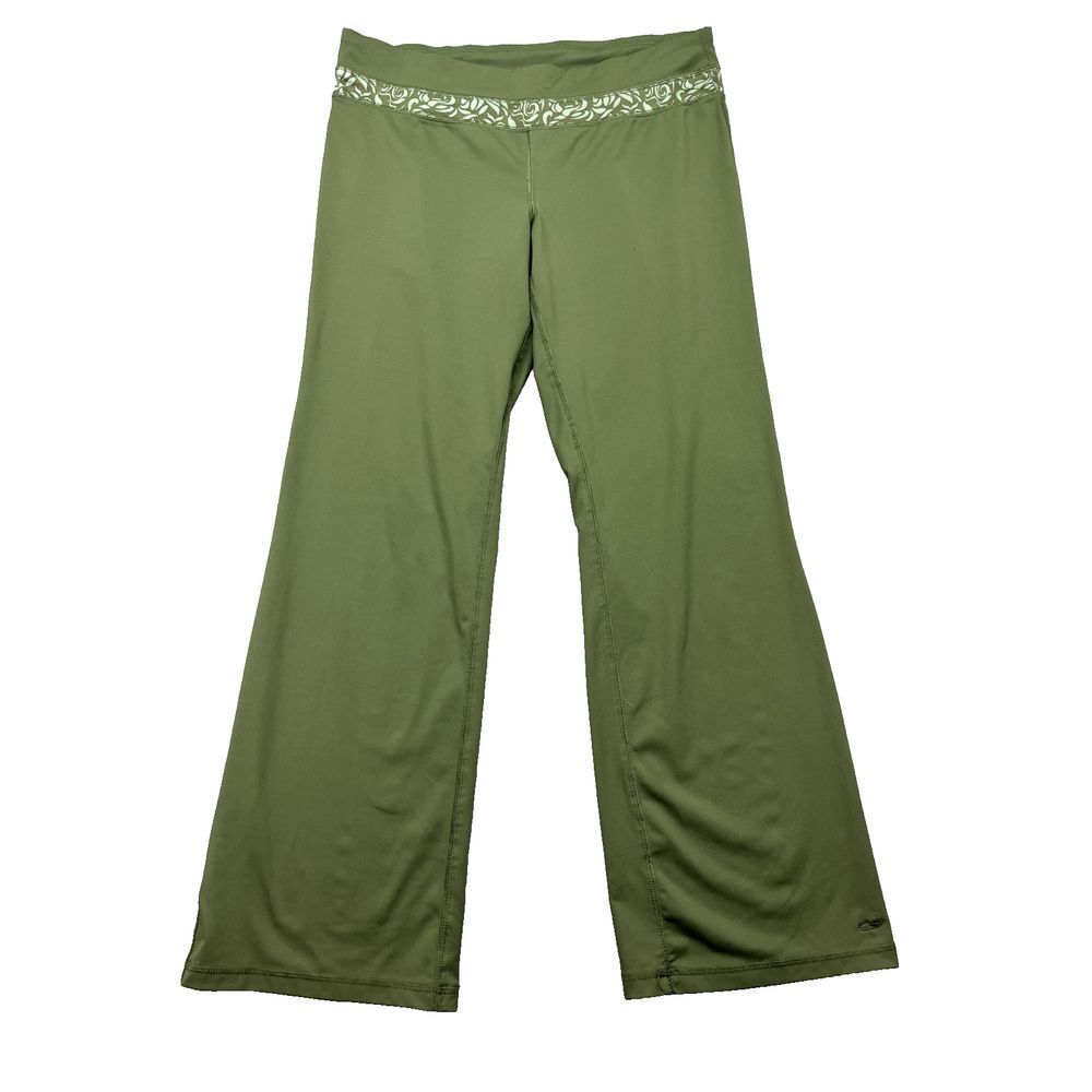 C9 by Champion Womens Athletic Pants Sz L Green Stretch Pullโ On Legging Bootcut